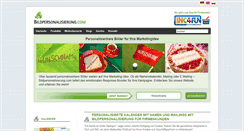 Desktop Screenshot of bildpersonalisierung.com